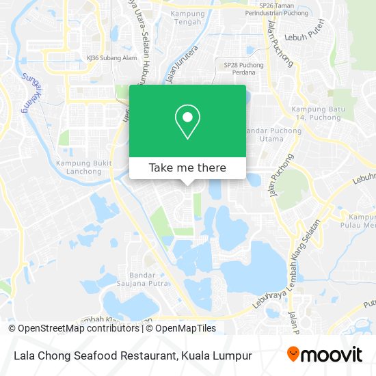 Lala Chong Seafood Restaurant map