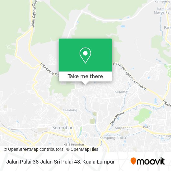 Jalan Pulai 38 Jalan Sri Pulai 48 map