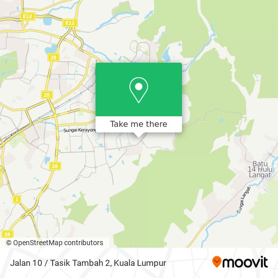 Jalan 10 / Tasik Tambah 2 map