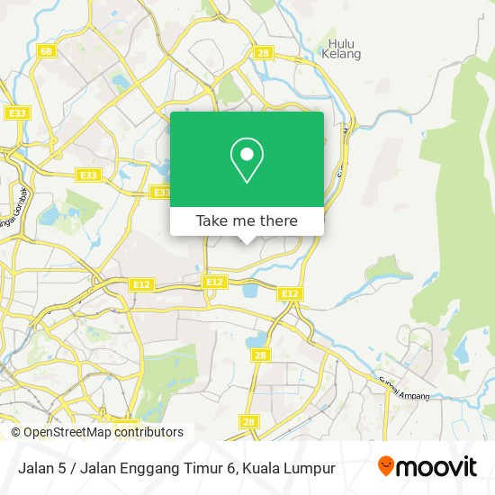 Jalan 5 / Jalan Enggang Timur 6 map