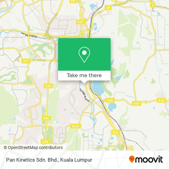 Pan Kinetics Sdn. Bhd. map