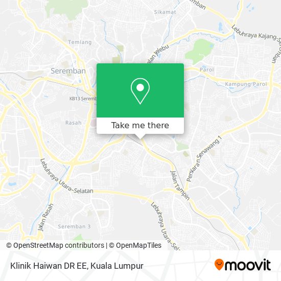 Klinik Haiwan DR EE map