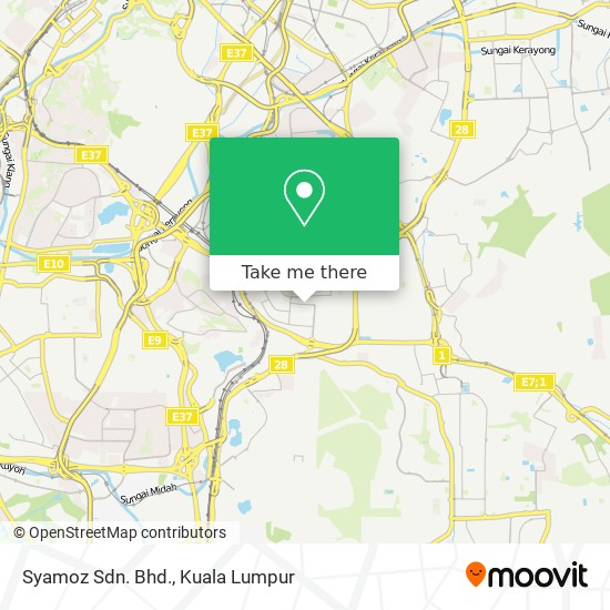 Syamoz Sdn. Bhd. map