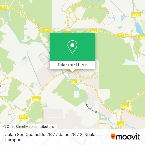 Peta Jalan Seri Coalfields 2B / / Jalan 2B / 2