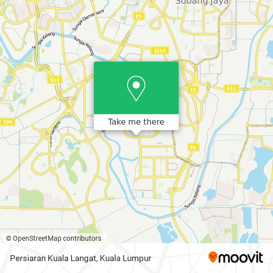 Persiaran Kuala Langat map