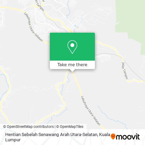 Hentian Sebelah Senawang Arah Utara-Selatan map