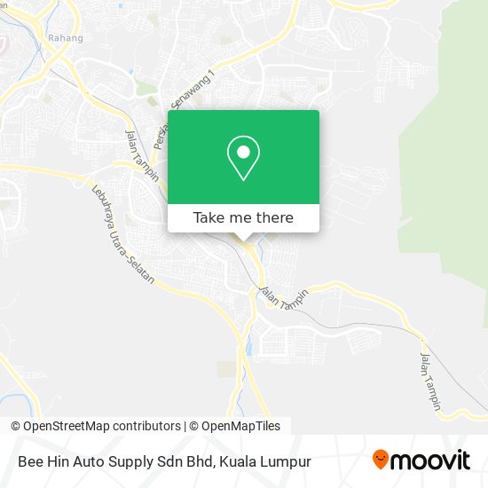 Bee Hin Auto Supply Sdn Bhd map