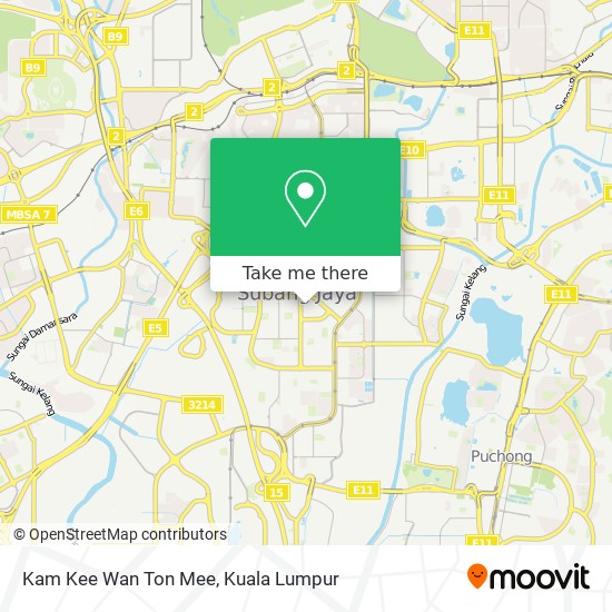 Kam Kee Wan Ton Mee map