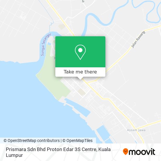Prismara Sdn Bhd Proton Edar 3S Centre map