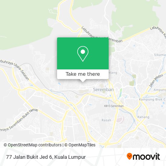 Peta 77 Jalan Bukit Jed 6