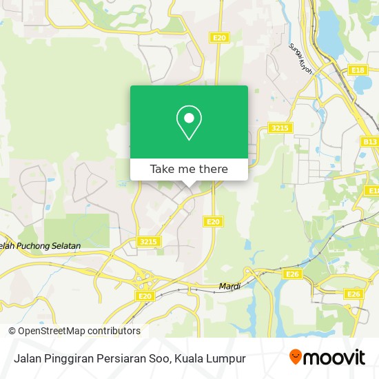 Jalan Pinggiran Persiaran Soo map