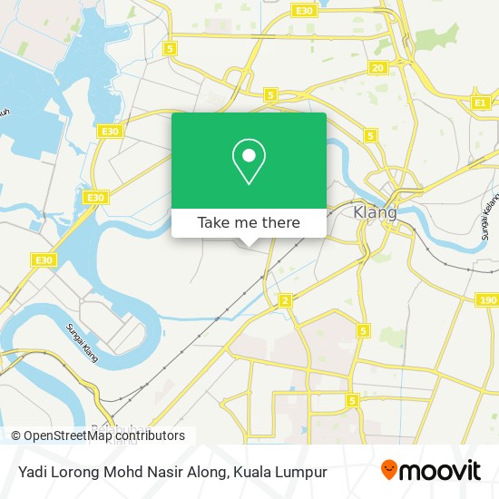 Peta Yadi Lorong Mohd Nasir Along