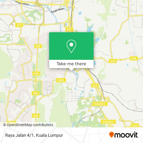 Raya Jalan 4/1 map