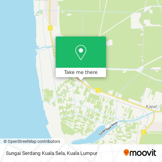 Sungai Serdang Kuala Sela map