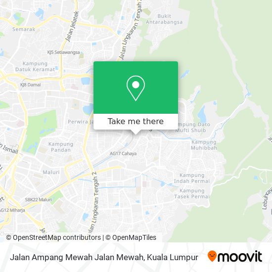 Peta Jalan Ampang Mewah Jalan Mewah
