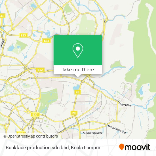 Bunkface production sdn bhd map