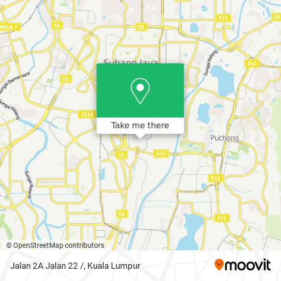 Jalan 2A Jalan 22 / map