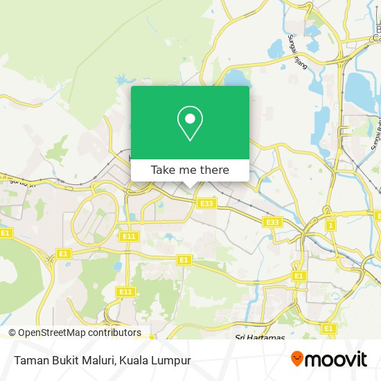 Peta Taman Bukit Maluri