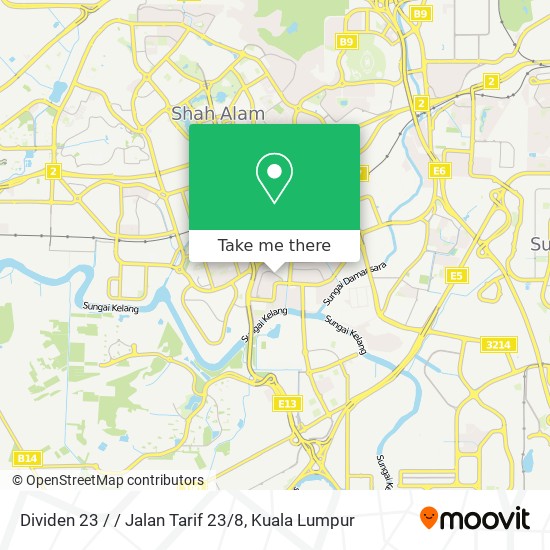 Dividen 23 / / Jalan Tarif 23 / 8 map