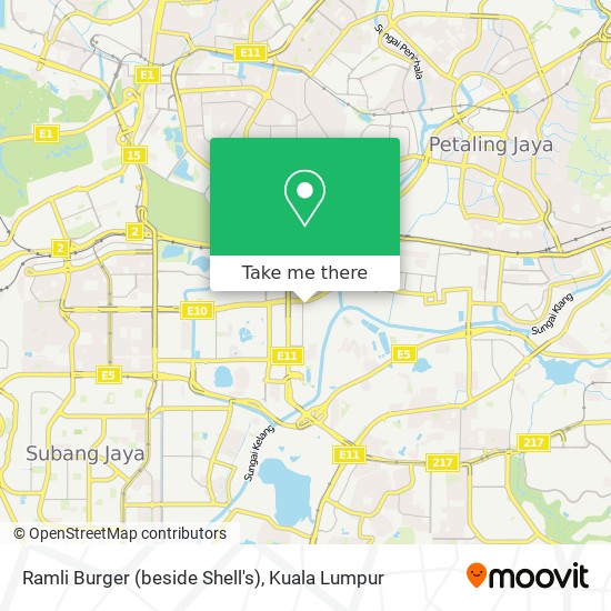 Ramli Burger (beside Shell's) map