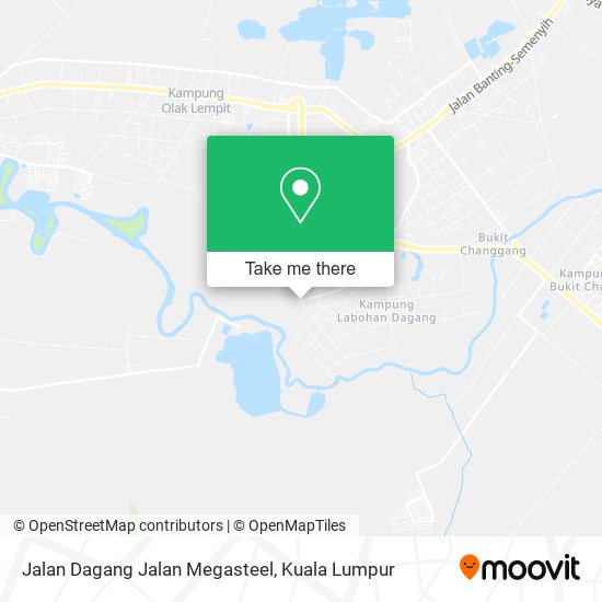 Jalan Dagang Jalan Megasteel, 42700 Banting map