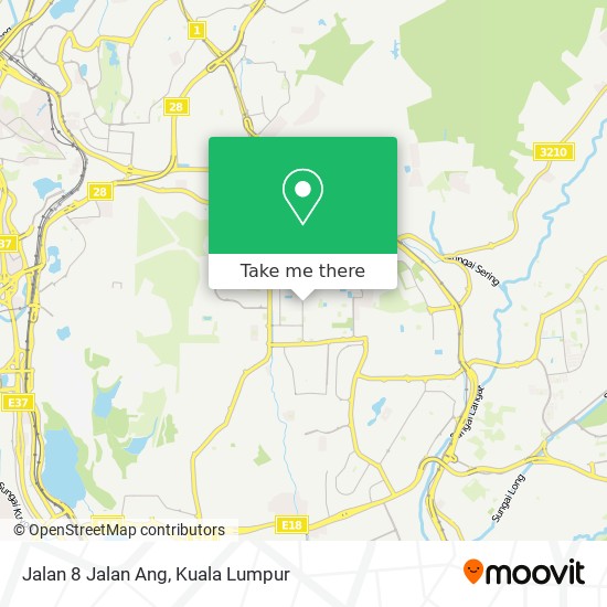 Jalan 8 Jalan Ang map