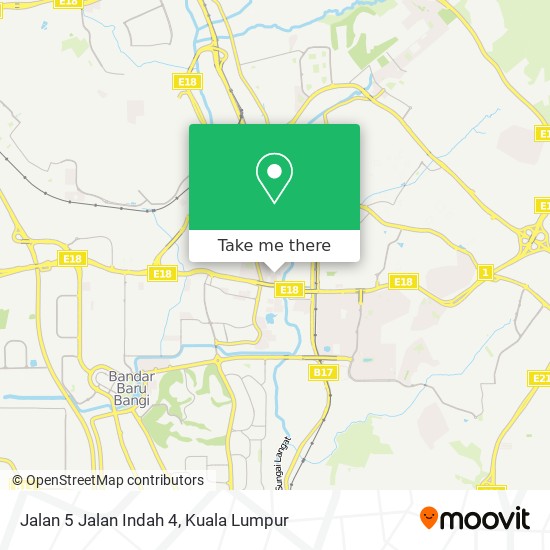 Jalan 5 Jalan Indah 4 map