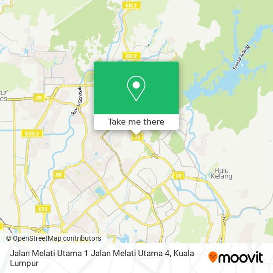 Jalan Melati Utama 1 Jalan Melati Utama 4 map