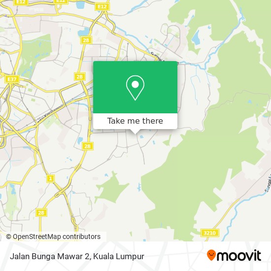 Jalan Bunga Mawar 2 map