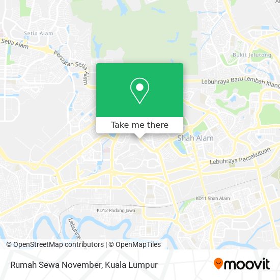 Rumah Sewa November map