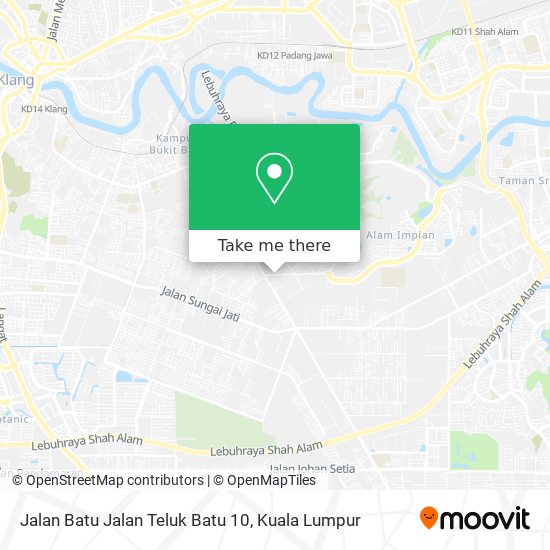 Jalan Batu Jalan Teluk Batu 10 map