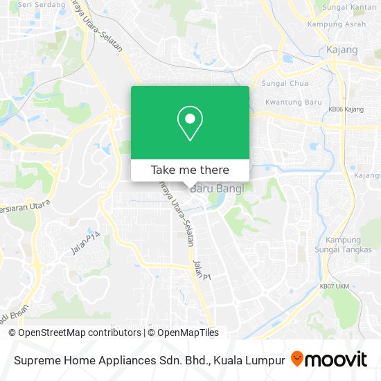 Supreme Home Appliances Sdn. Bhd. map