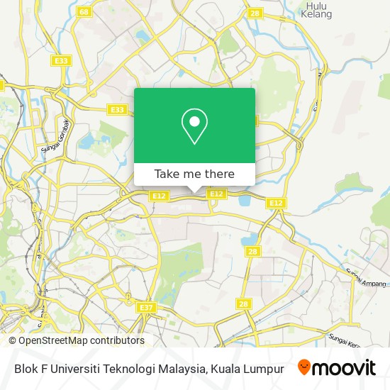 Peta Blok F Universiti Teknologi Malaysia