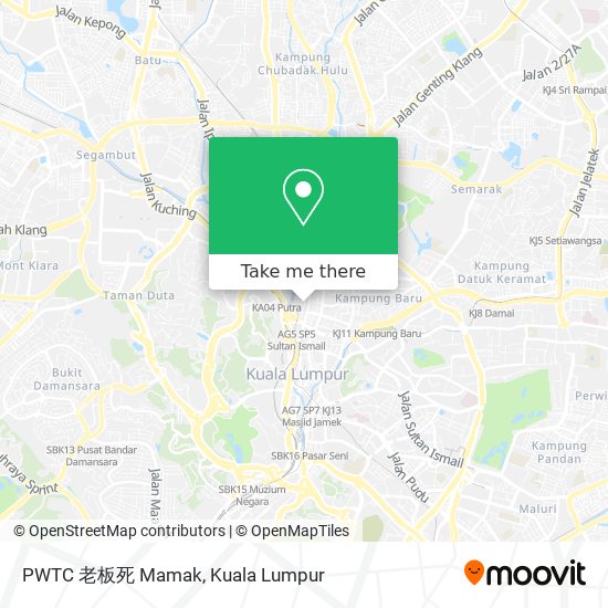 PWTC 老板死 Mamak map