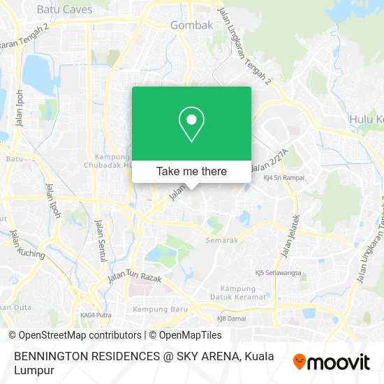 BENNINGTON RESIDENCES @ SKY ARENA map