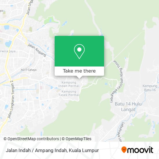 Jalan Indah / Ampang Indah map