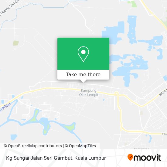 Kg Sungai Jalan Seri Gambut map