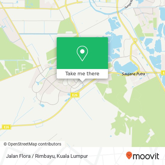 Jalan Flora / Rimbayu, 42610 Jenjarom map