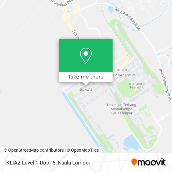 KLIA2 Level 1 Door 5 map