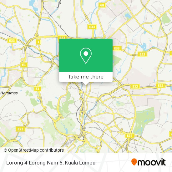 Lorong 4 Lorong Nam 5 map