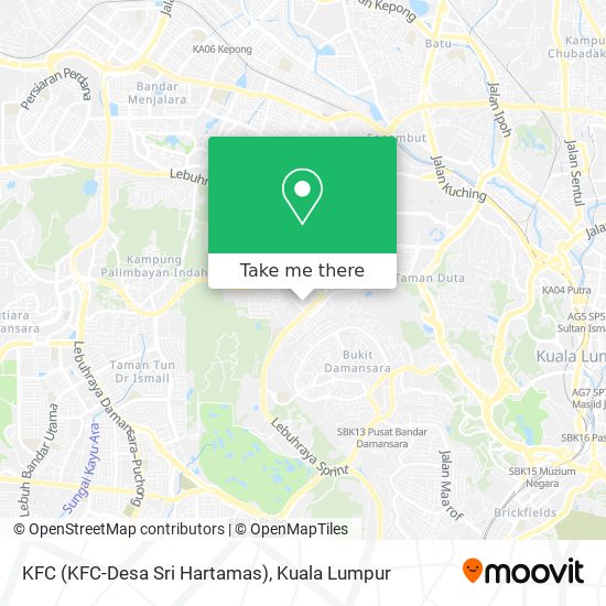 KFC (KFC-Desa Sri Hartamas) map