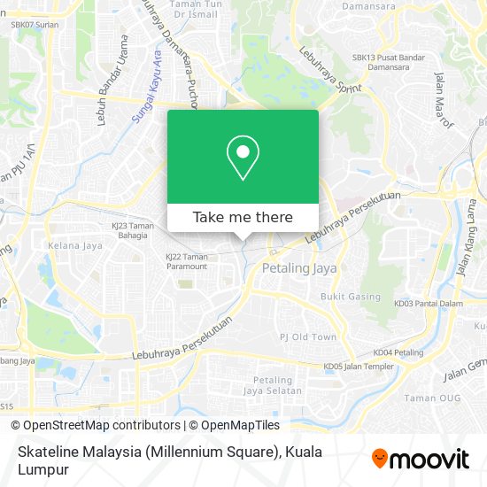 Skateline Malaysia (Millennium Square) map