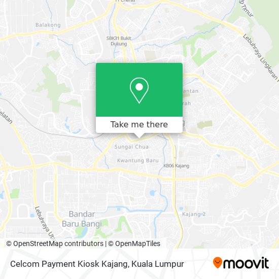 Peta Celcom Payment Kiosk Kajang