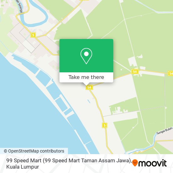 Peta 99 Speed Mart (99 Speed Mart Taman Assam Jawa)