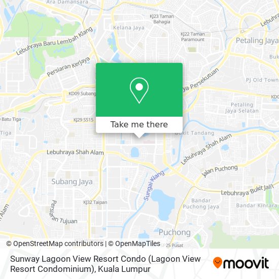 Sunway Lagoon View Resort Condo (Lagoon View Resort Condominium) map