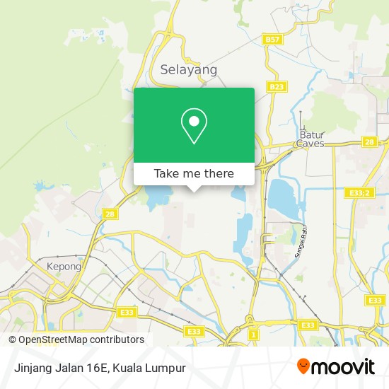 Peta Jinjang Jalan 16E