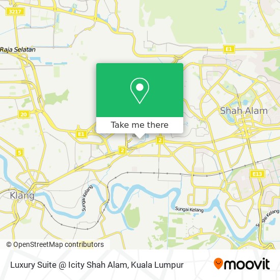 Luxury Suite @ Icity Shah Alam map