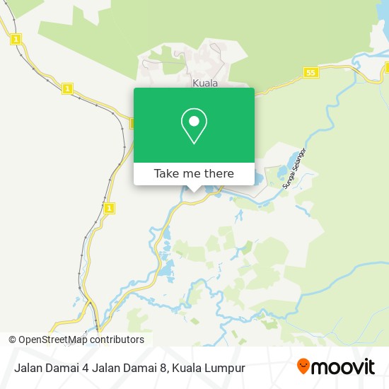 Jalan Damai 4 Jalan Damai 8 map