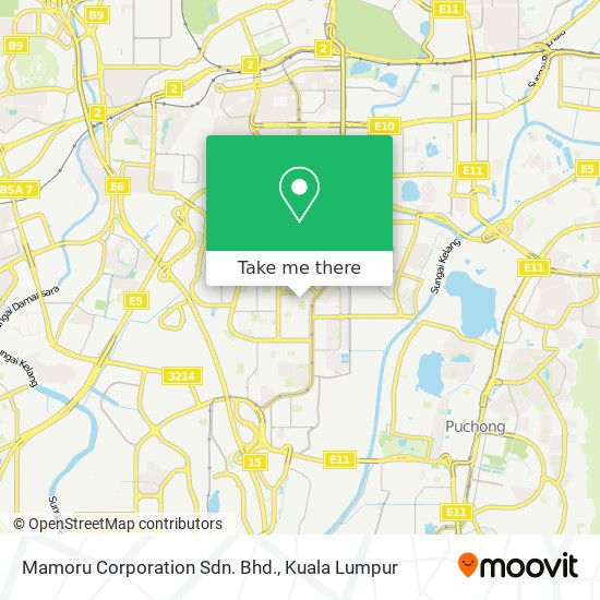 Mamoru Corporation Sdn. Bhd. map