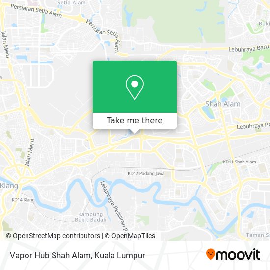 Vapor Hub Shah Alam map